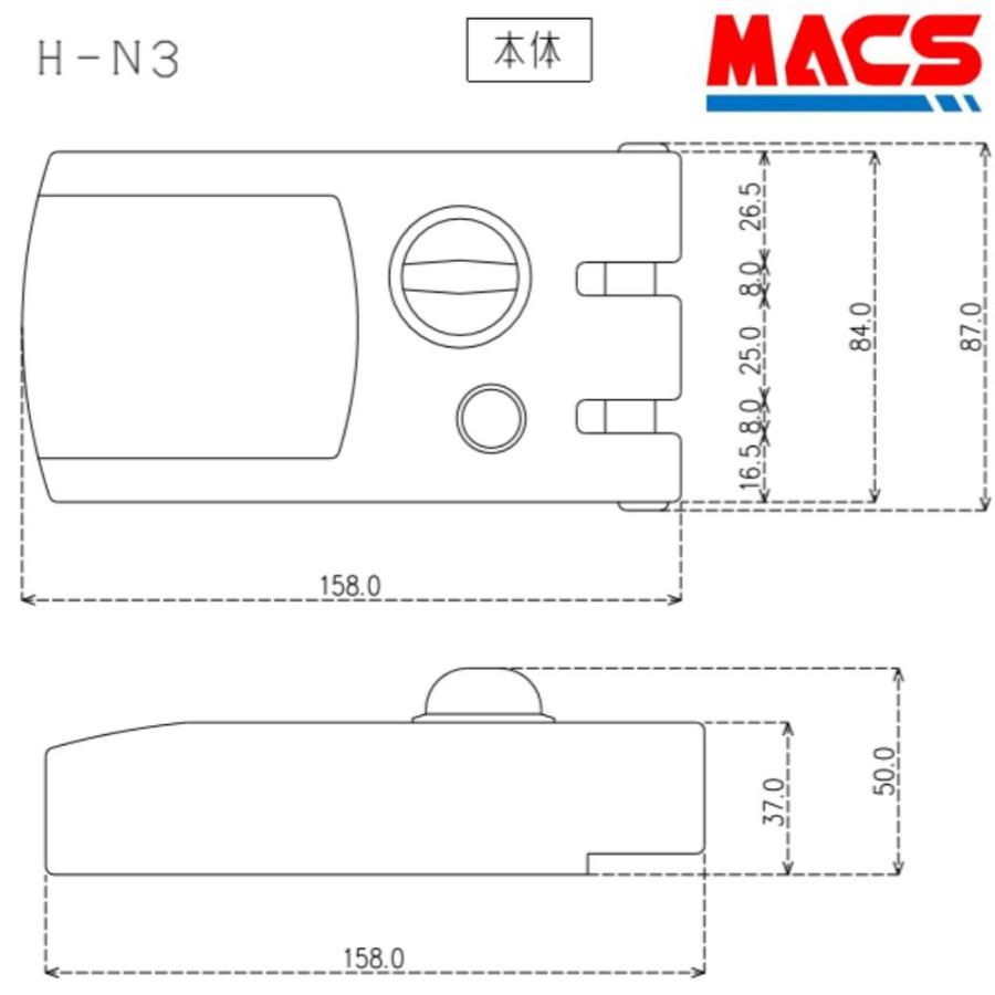 リモコン1個 H-N3 デジタルロック 引き戸 電子錠 リモコン/スマホで解錠 簡単取付 オートロック ホルソー穴あけ不要　スライドドア 引き戸扉 対応