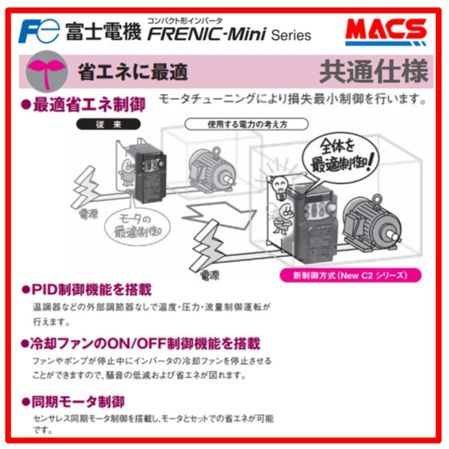 Fuji Electric FRENIC-Mini 0.75kW インバーター Fuji Electric FRENIC-Mini 0.75kW インバーター