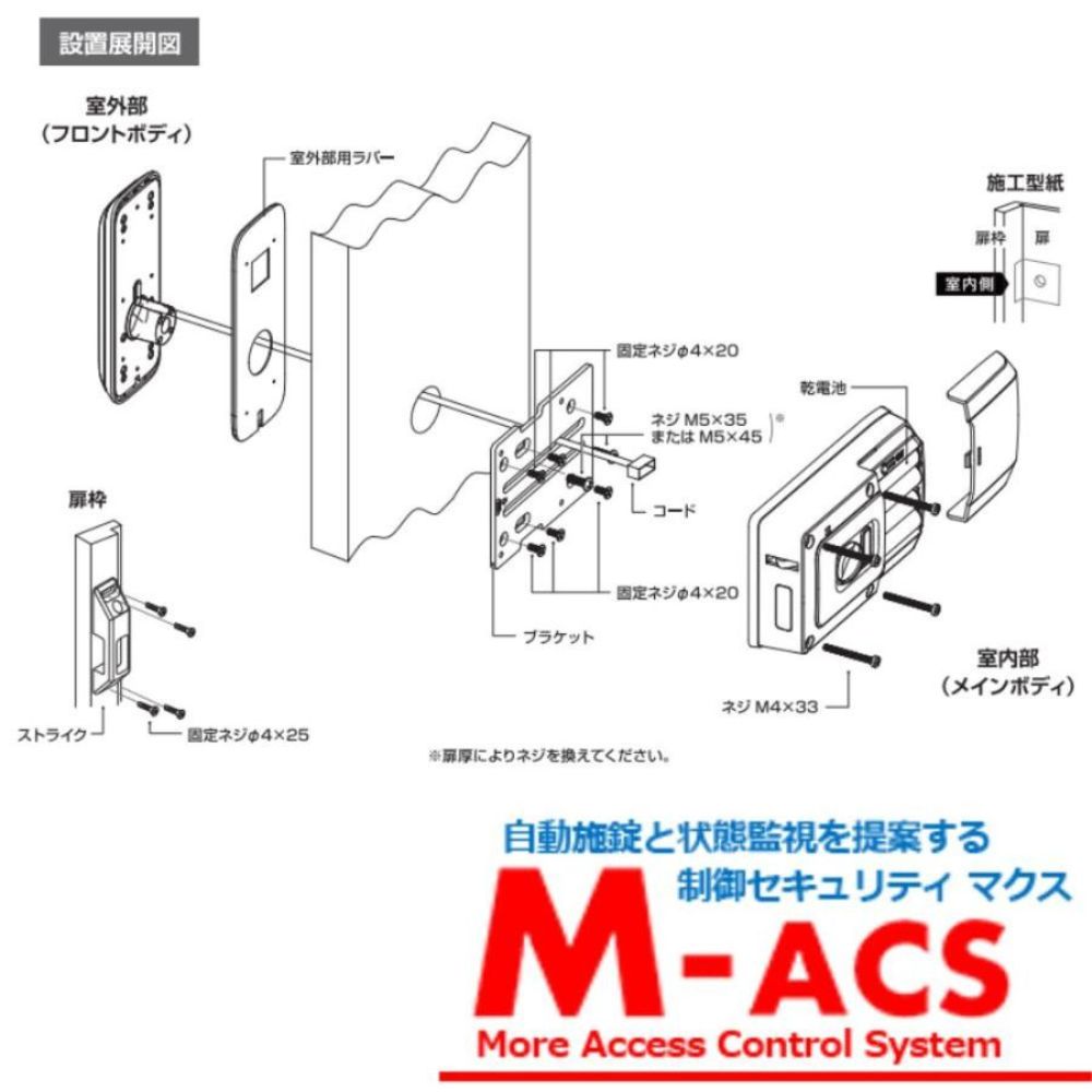 TOHO GRT-301T シンプル電子錠　 (暗証番号,ICキー,リモコン) リモコン2個同梱！ 東邦金属