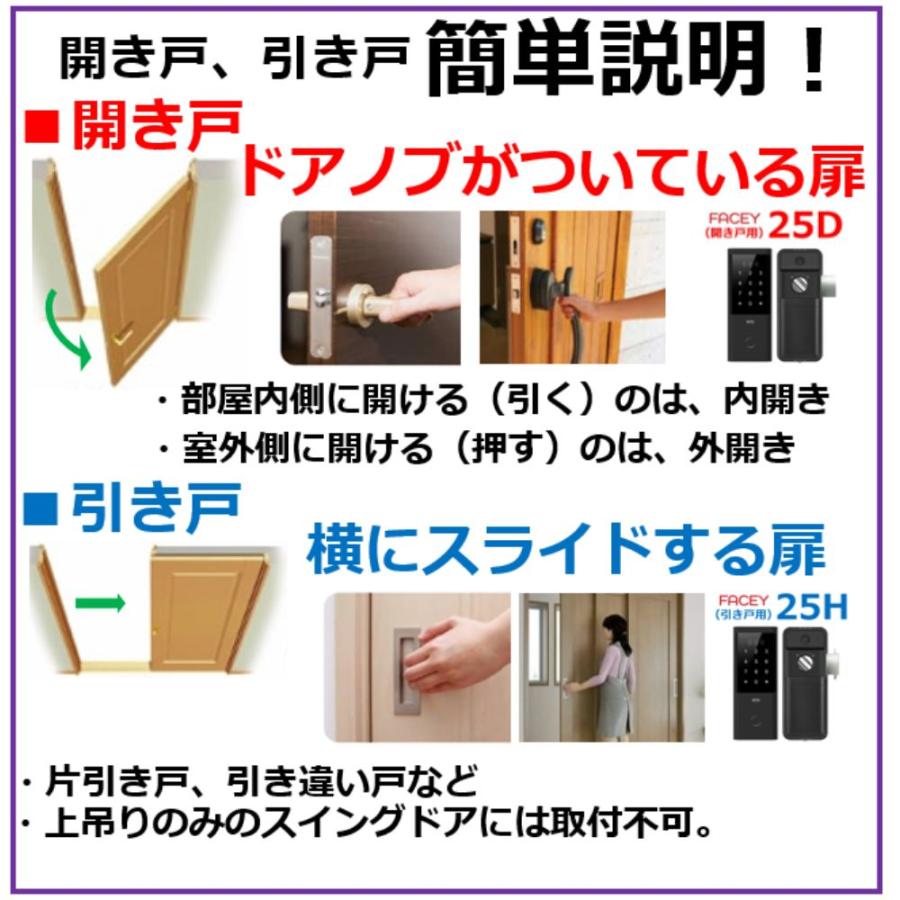FACEY 25D リモコン2個+モジュール セット販売　開き戸用 EPIC 顔認証対応 導入コストがダントツ! 電池式顔認証!　買ってすぐリモコンで施解錠が可能！