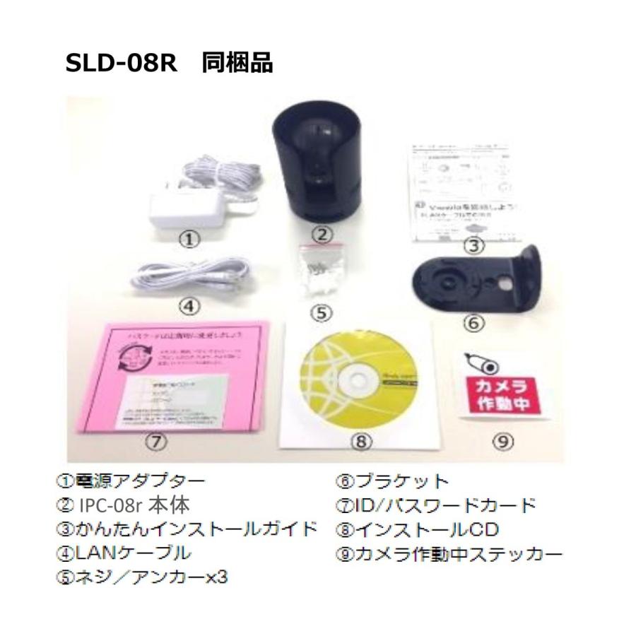 SLD-08R IPネットワークカメラ（200万画素）