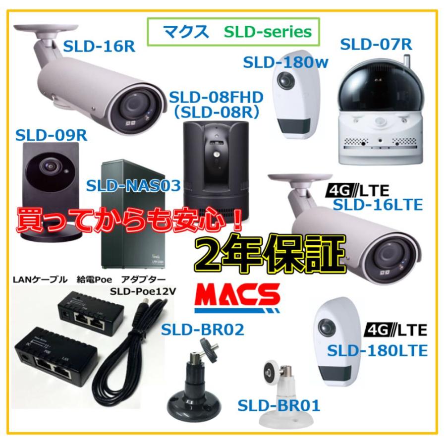 SLD-09R ワイドアングル フルHD 　IPネットワークカメラ　（200万画素）