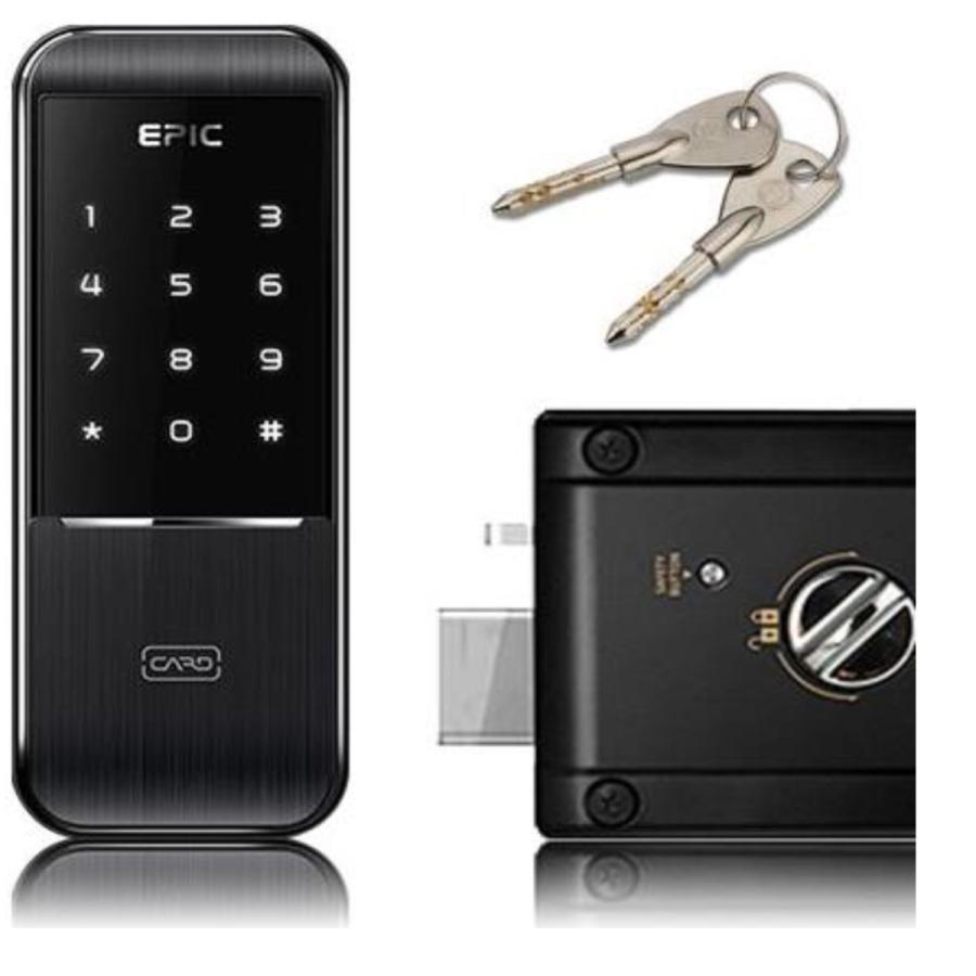 TRIPLE X 3WAY エピック(EPIC) 非常キー付タイプ 電子錠 ICキー無料同梱! トリプルエックス TRIPLEX 3WAY