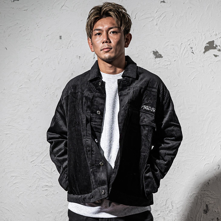 Logo Embroidery Corduroy JKT