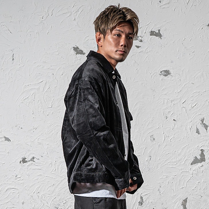 Logo Embroidery Corduroy JKT