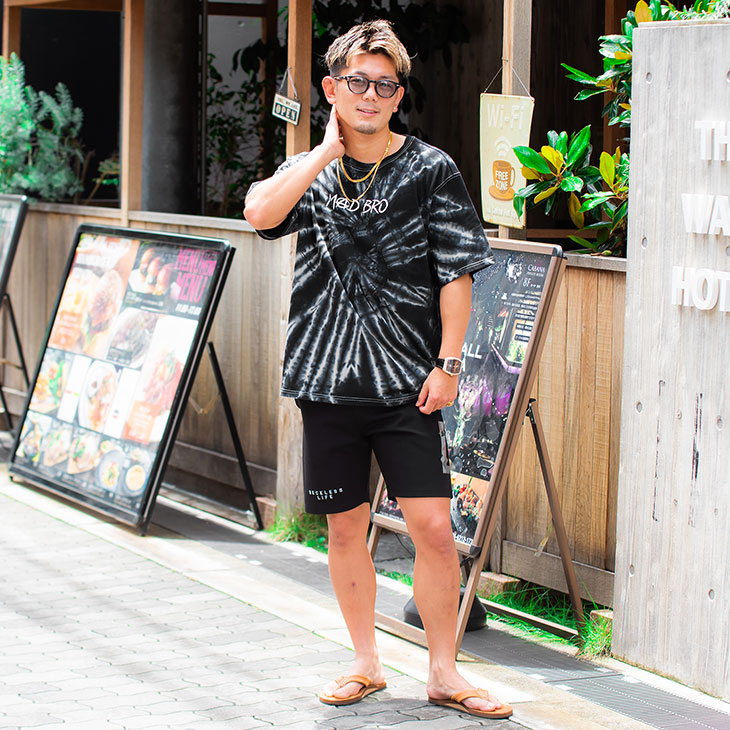 Tie-Dye Design TEE トップス｜皇治プロデュースブランドMADBRO