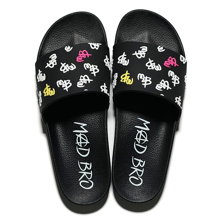 MB Logo Shower Sandals