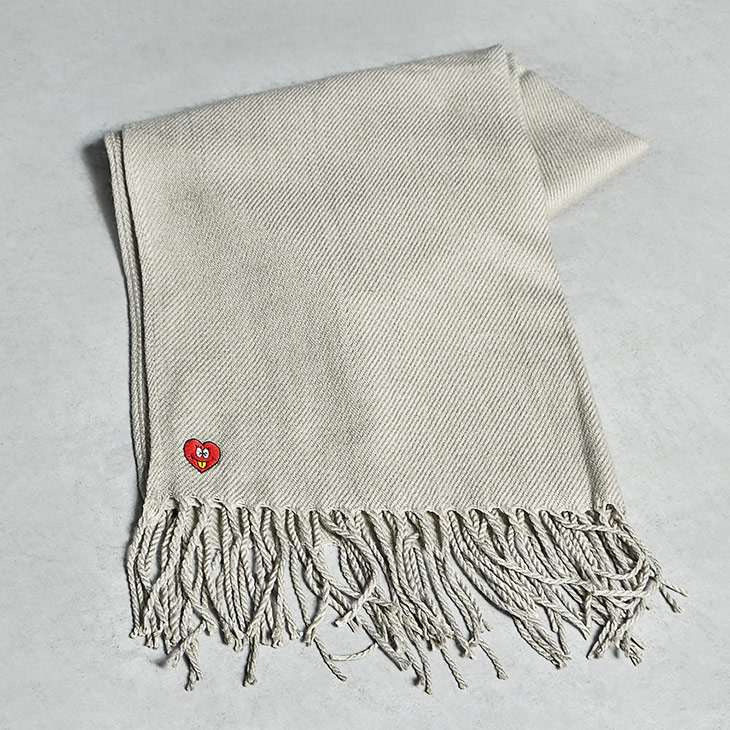 Peroligon embroidery Scarf