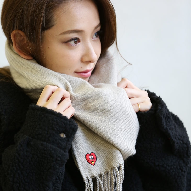 Peroligon embroidery Scarf マフラー｜皇治プロデュース