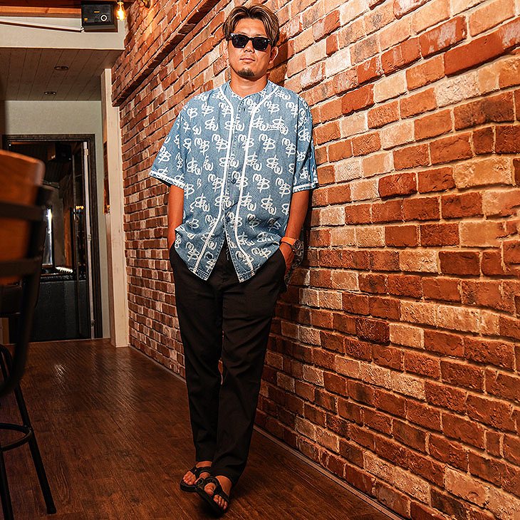 Initial Total Pattern DenimShirts