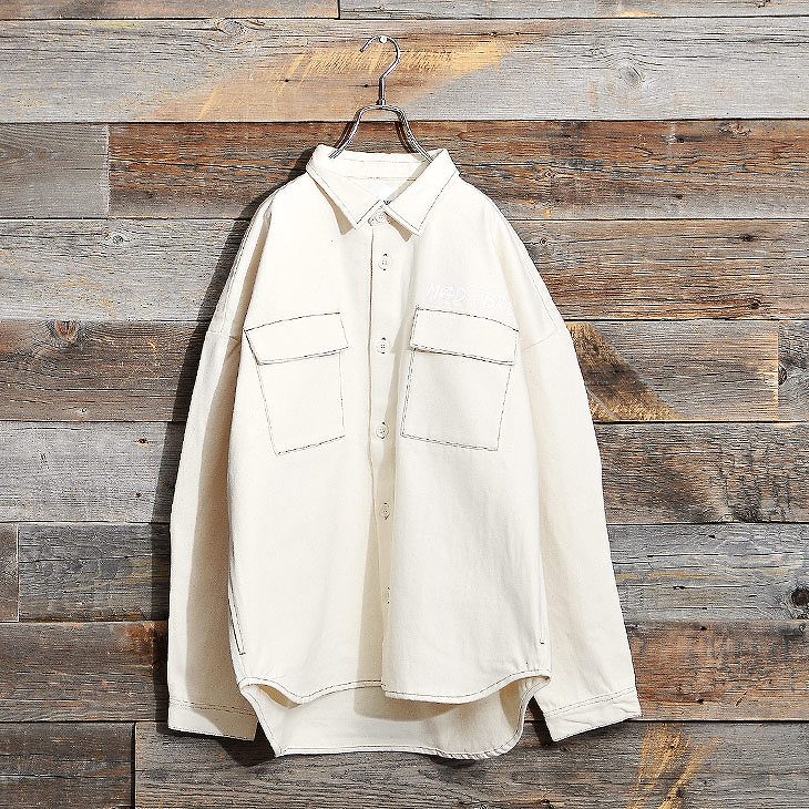 Logo Shirt jacket