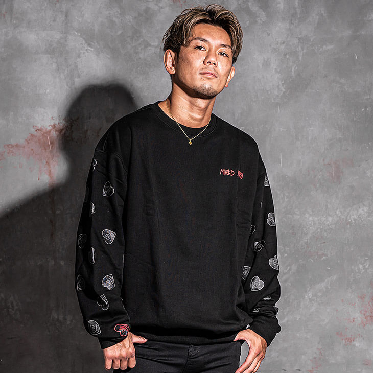Re:Heart logo total pattern Sweatshirt