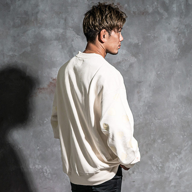 Re:Heart logo total pattern Sweatshirt