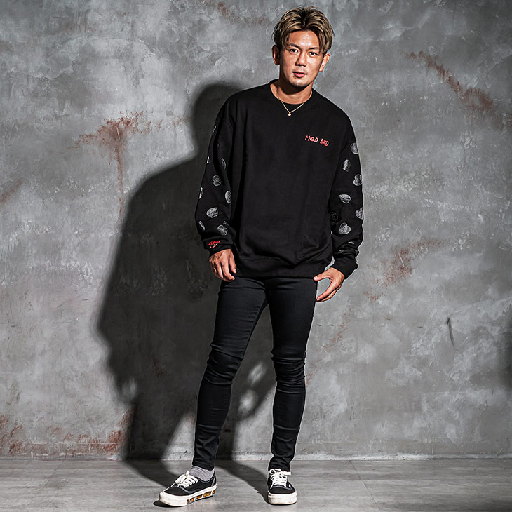 Re:Heart logo total pattern Sweatshirt