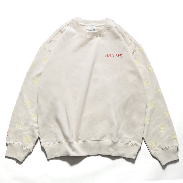 Re:Heart logo total pattern Sweatshirt