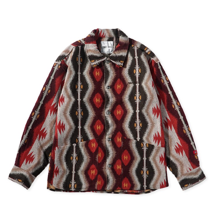 Native Pattern Jacquard Jacket