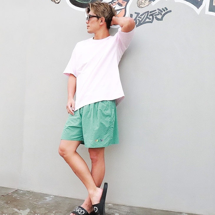 Rainbow Embroidery Shorts