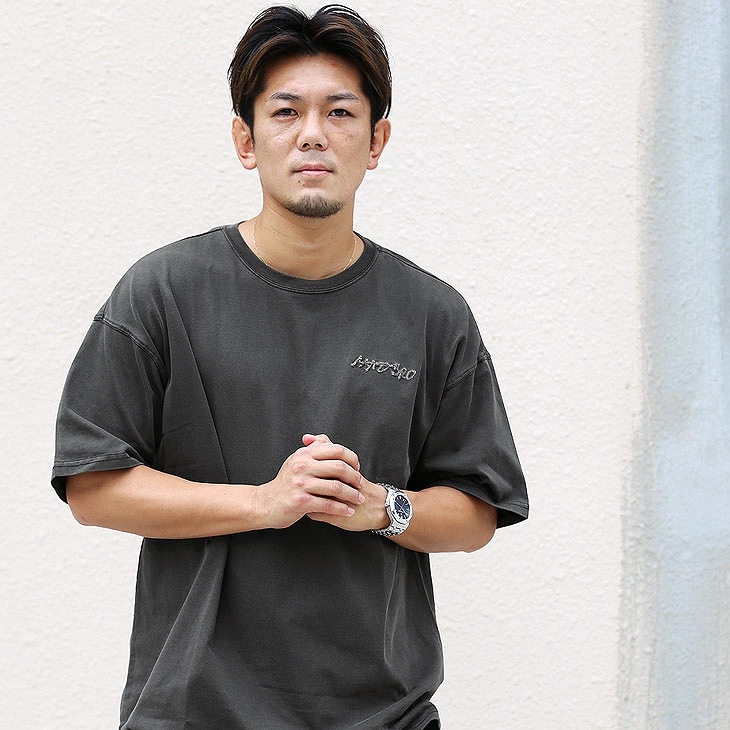 Surf logo paletone TEE (ブラック)