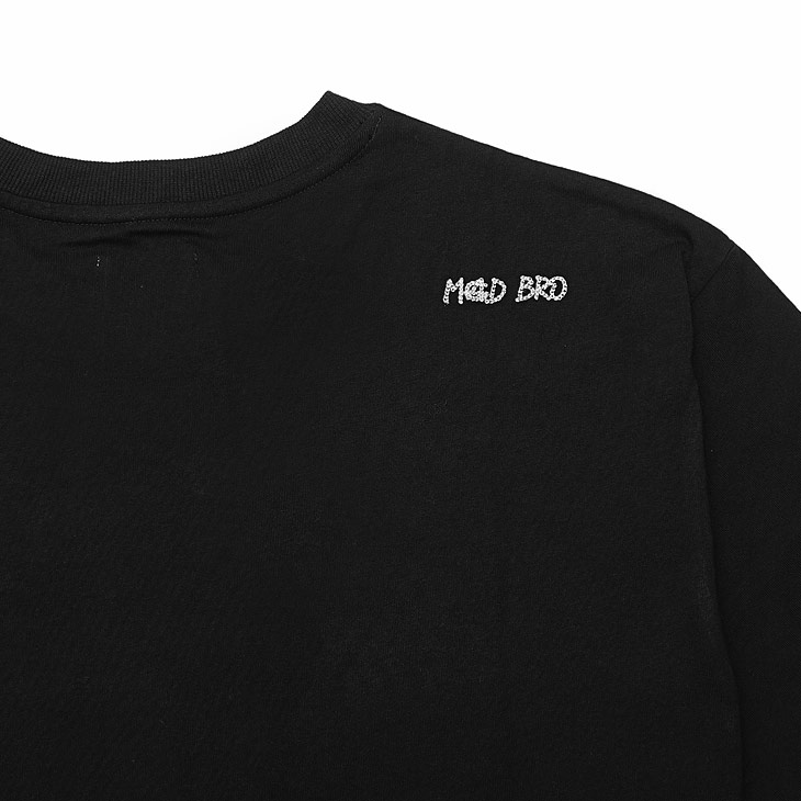 ヒョウワンポイント刺繍半袖Tシャツ
