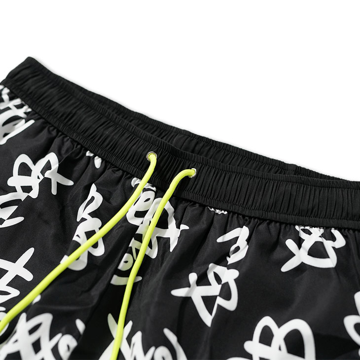 Initial Total Pattern Swim Shorts
