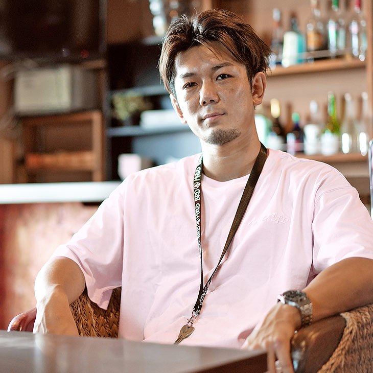 Surf logo paletone TEE (ピンク)