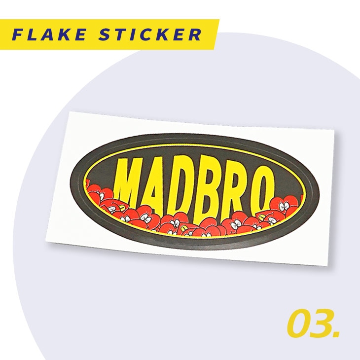 MADBRO ステッカー5枚SET グッズ｜皇治プロデュースブランドMADBRO