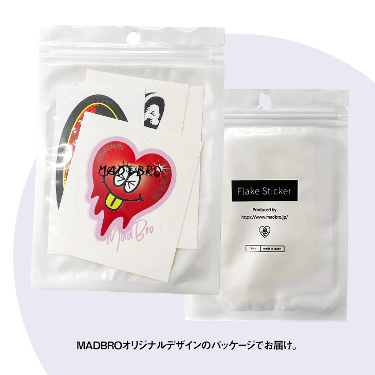 MADBRO ステッカー5枚SET グッズ｜皇治プロデュースブランドMADBRO