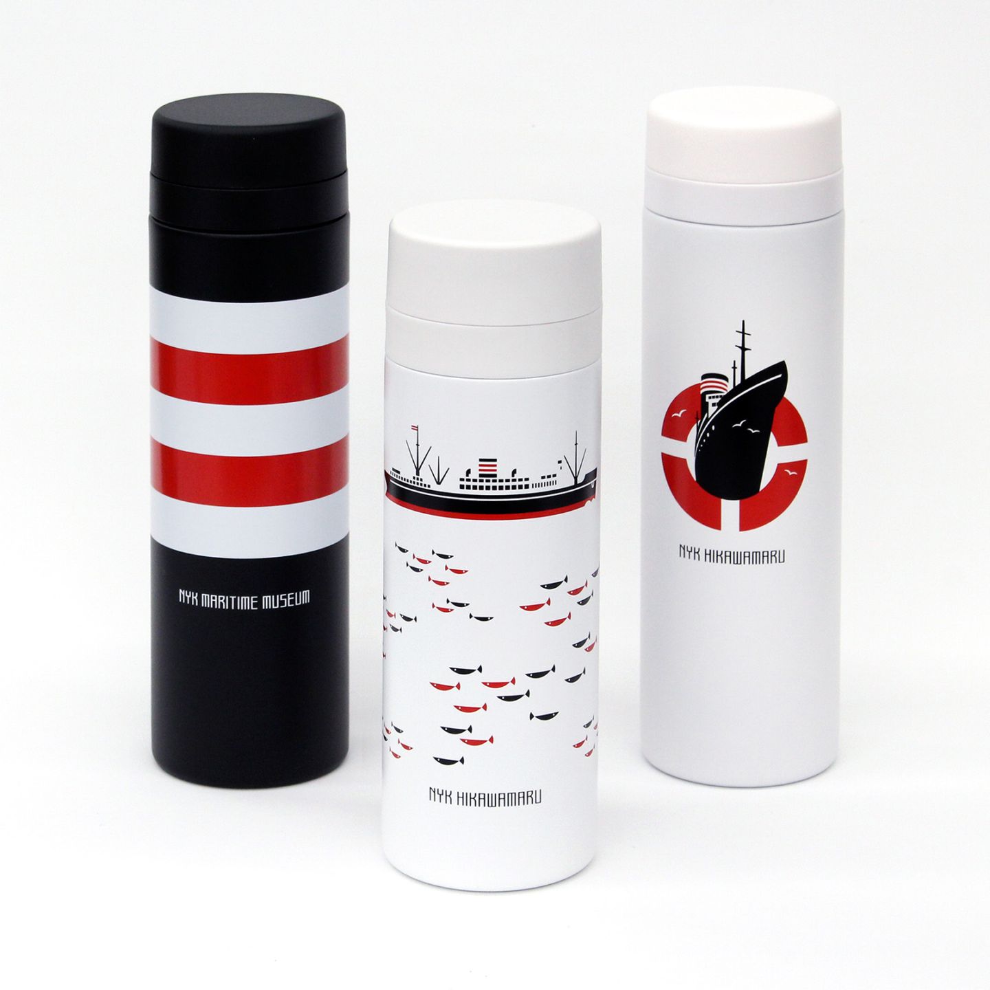 日本郵船】 丸窓 3ポケットクリアファイル | ステーショナリー