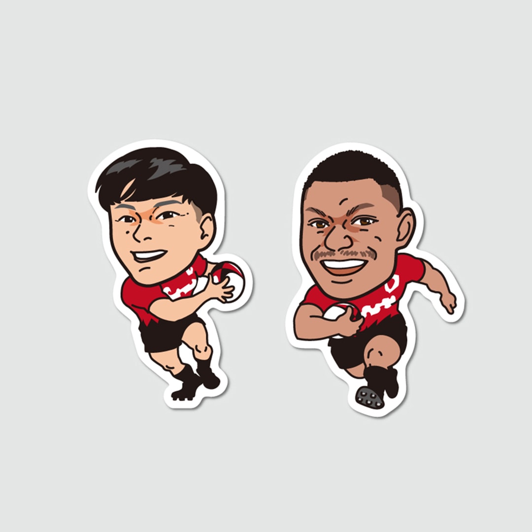ちびキャラダイカットステッカー