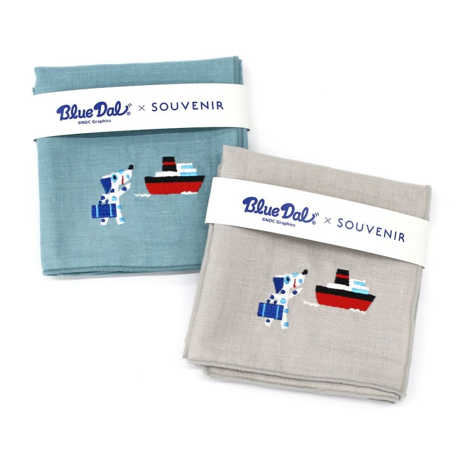 近沢レース店×ブルーダル タオルハンカチ | ブルーダル