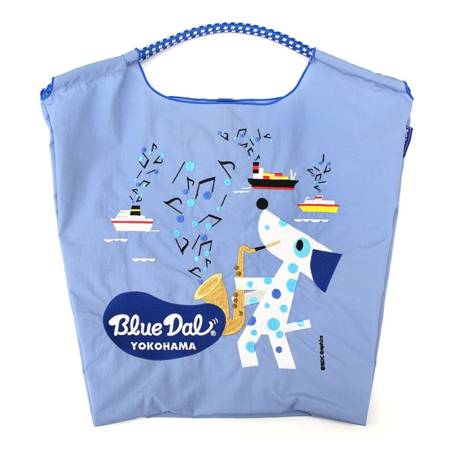 ＢＡＬＬ＆ＣＨＡＩＮ×ブルーダル　コラボレーションバッグ　ブルー