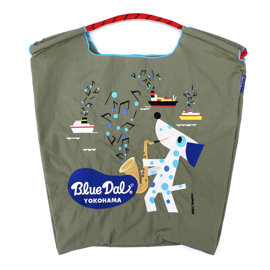 ＢＡＬＬ＆ＣＨＡＩＮ×ブルーダル　コラボレーションバッグ　カーキ