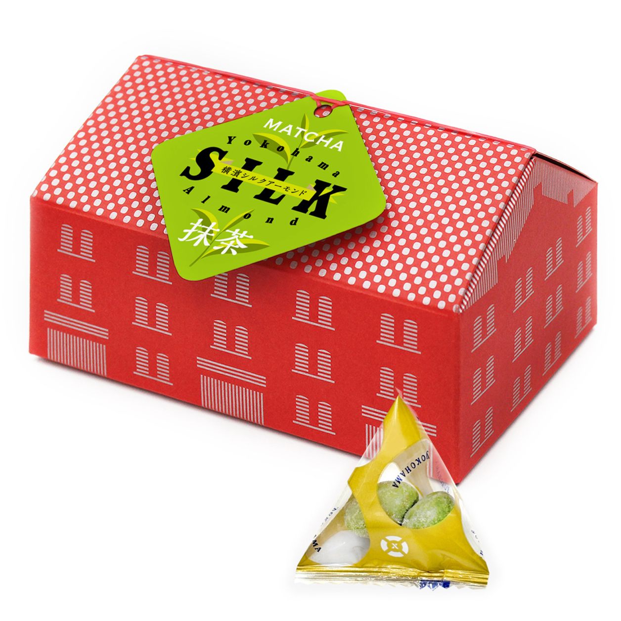シルクアーモンド〈レンガ型〉抹茶味