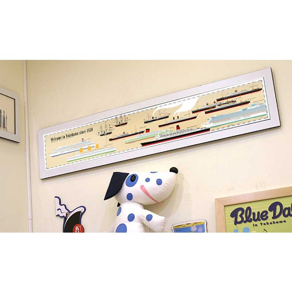 ポスター　「横浜をにぎわした船」