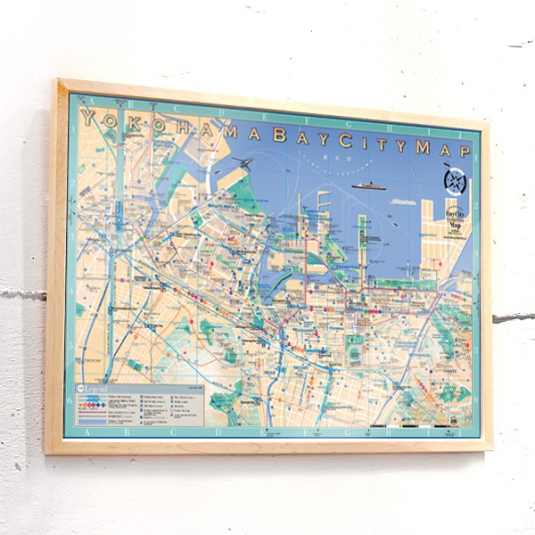 ポスター　横浜ベイシティマップ