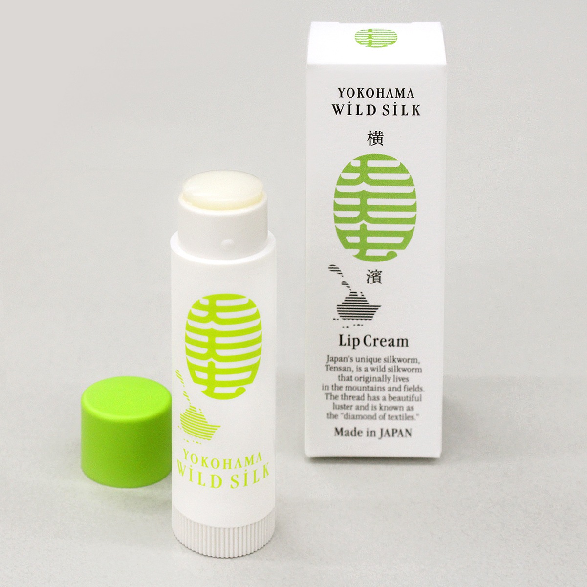 横浜天蚕シルクリップクリーム