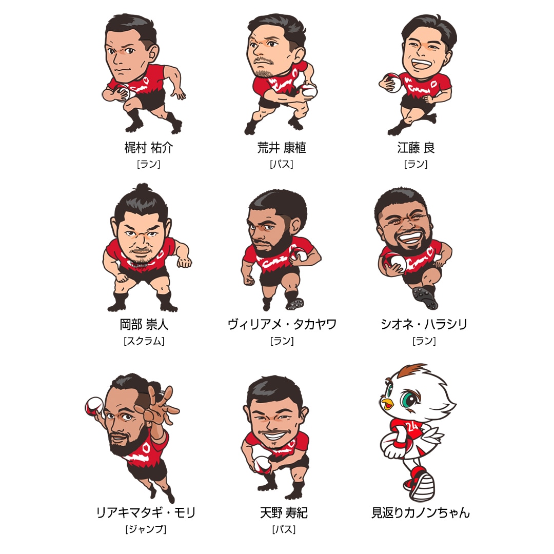 ちびキャラダイカットステッカー | 横浜キヤノンイーグルス