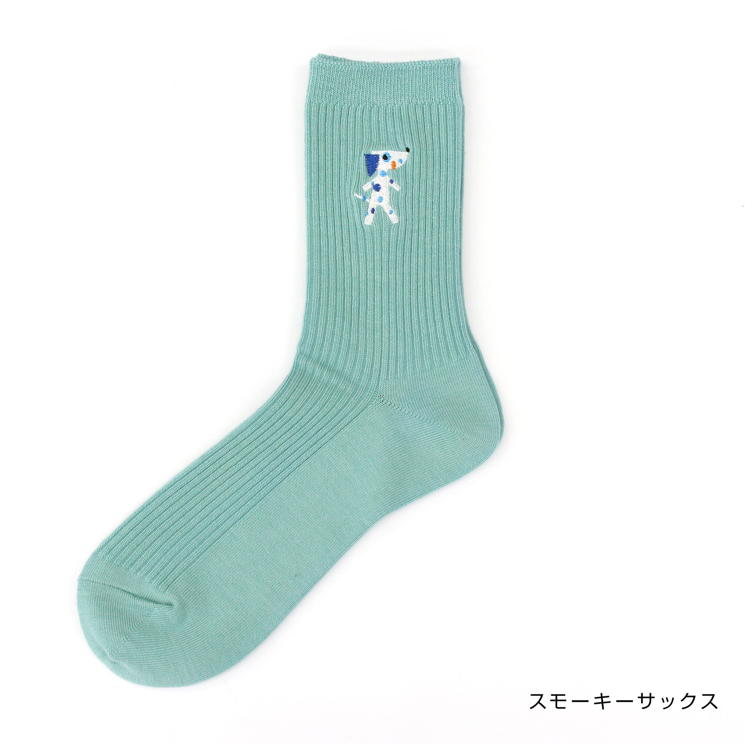 靴下屋×ブルーダル　刺繍ソックス