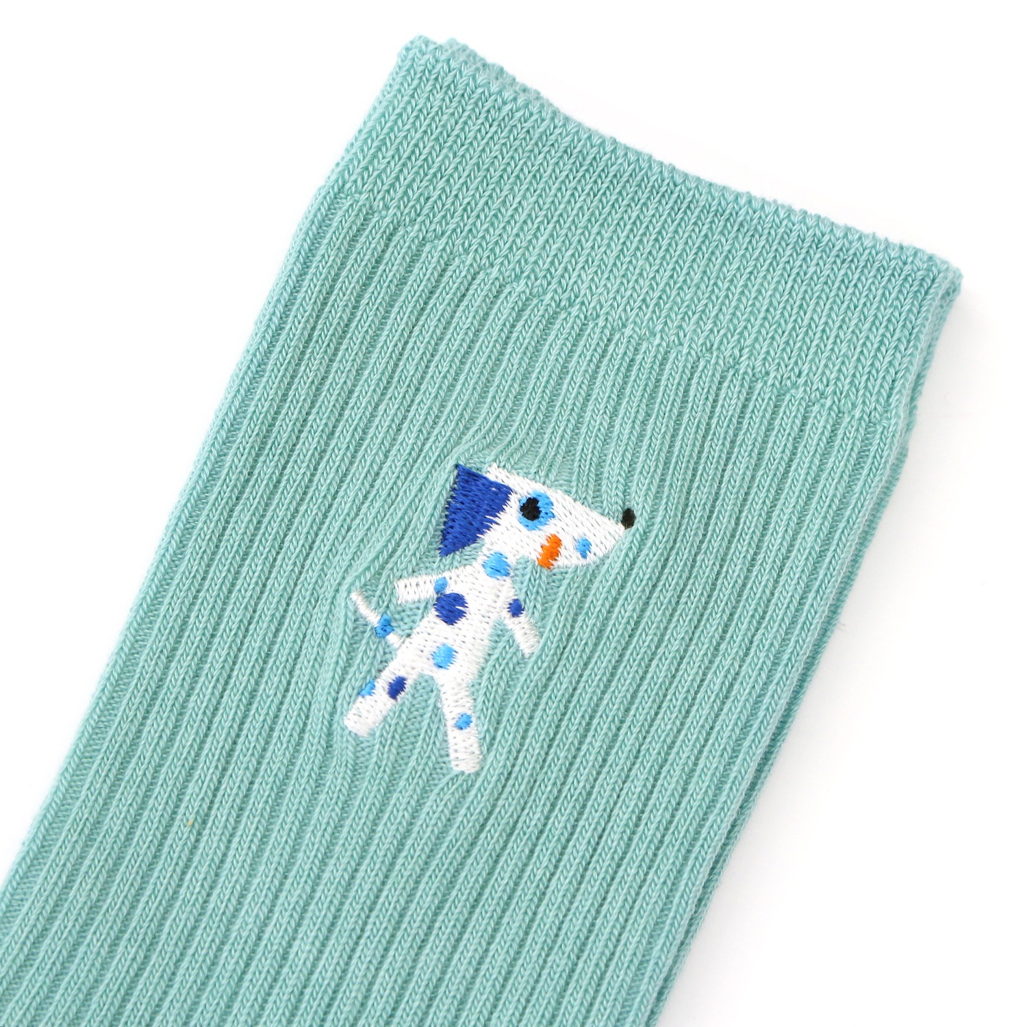 靴下屋×ブルーダル　刺繍ソックス