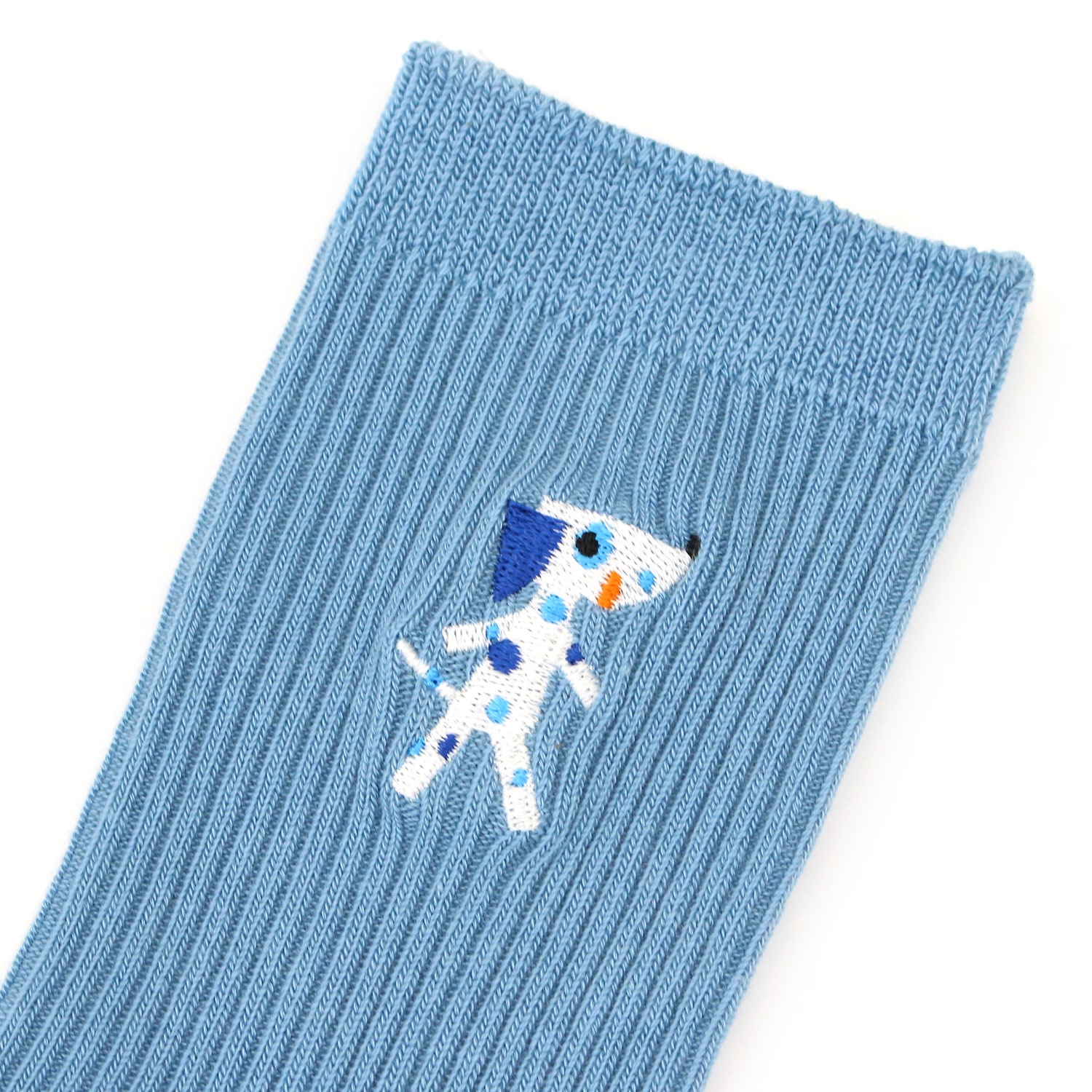 靴下屋×ブルーダル　刺繍ソックス