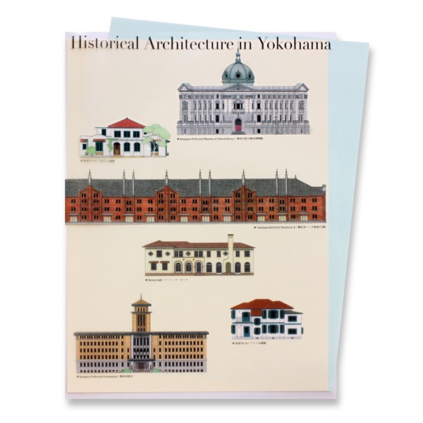 歴史的建造物クリアファイル