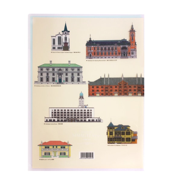 歴史的建造物クリアファイル