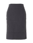SOFIE BACK SATIN TIGHT LONG SKIRT | WOMEN,SKIRT | MADISONBLUE