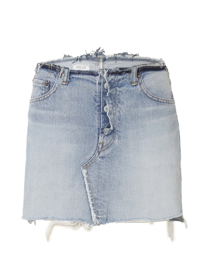 マディソンブルー 5POCKET DENIM MINI SKIRT ダメージ加工 スカート 5POCKET DENIM MINI SKIRT