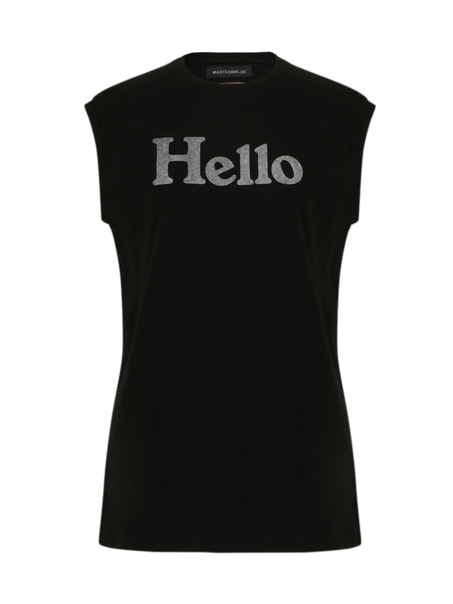 HELLO NOSLEEVE TEE ＜2022＞ | ALL | MADISONBLUE