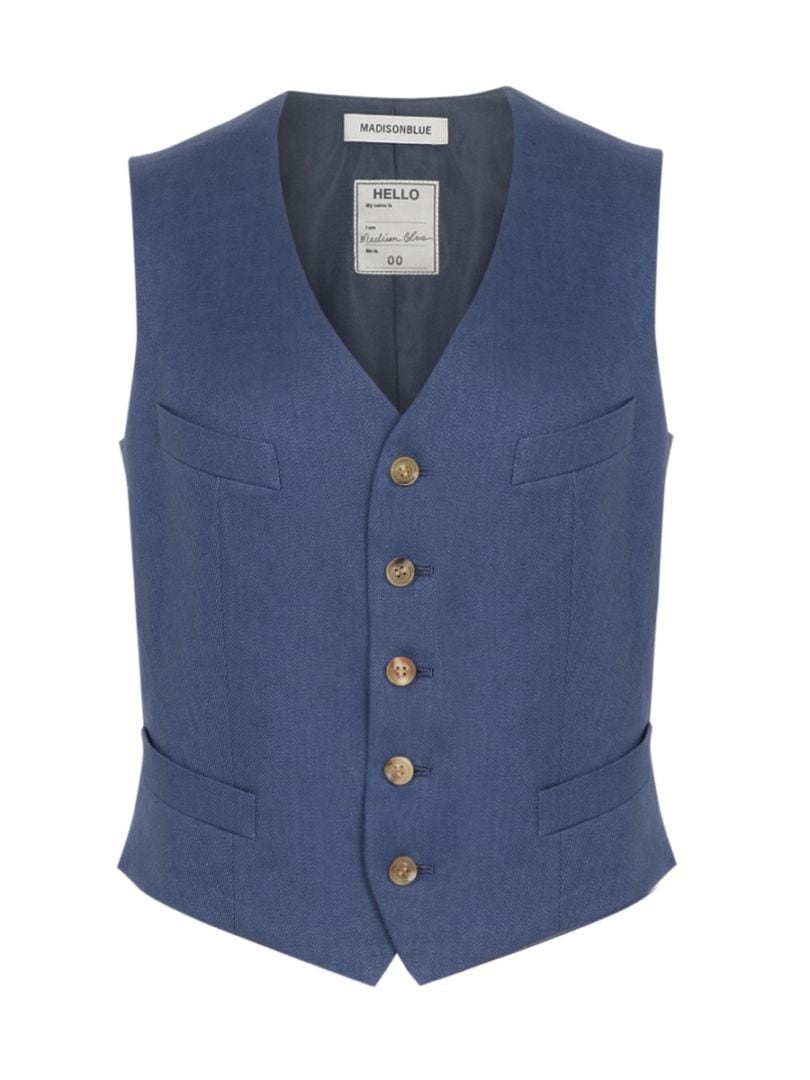 ✨美品 ✨MADISONBLUE DRESS VEST WOOL CANVAS MADISON-VEST_Facetune_12-10-