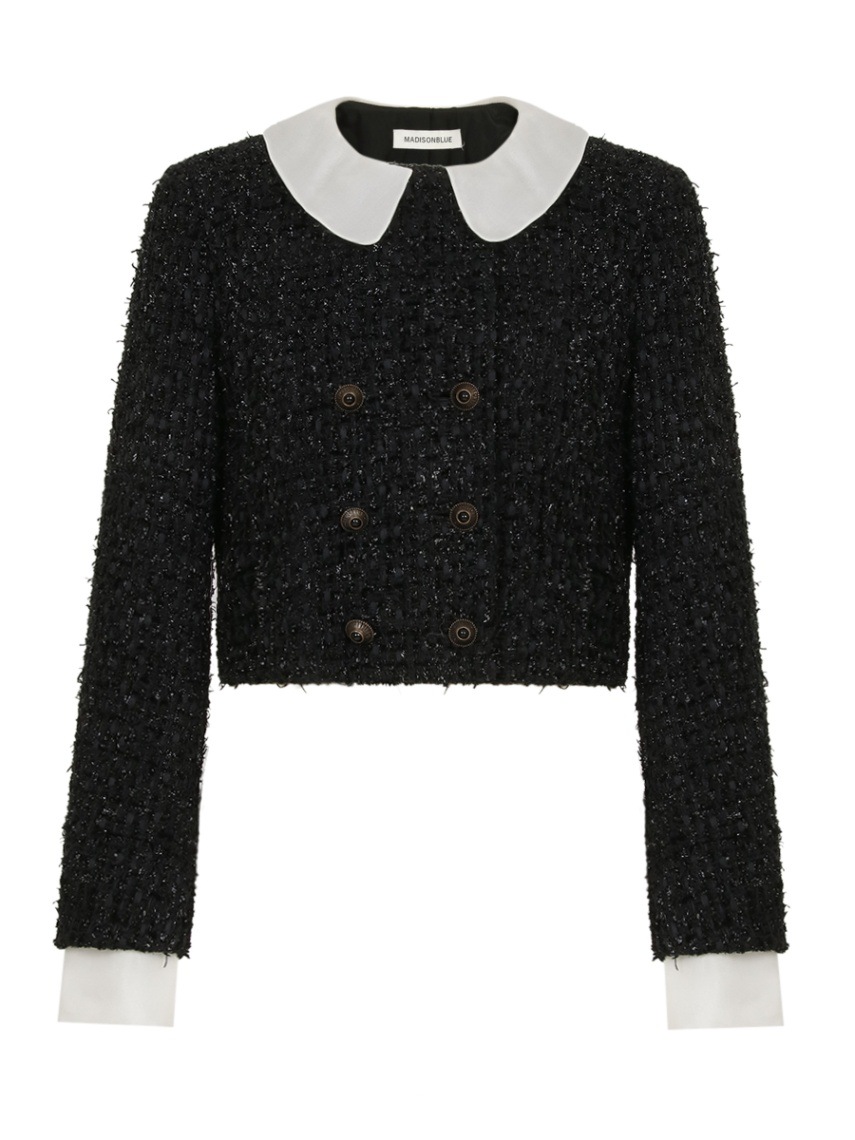 CROPPED JACKET TWEED | JACKET | MADISONBLUE