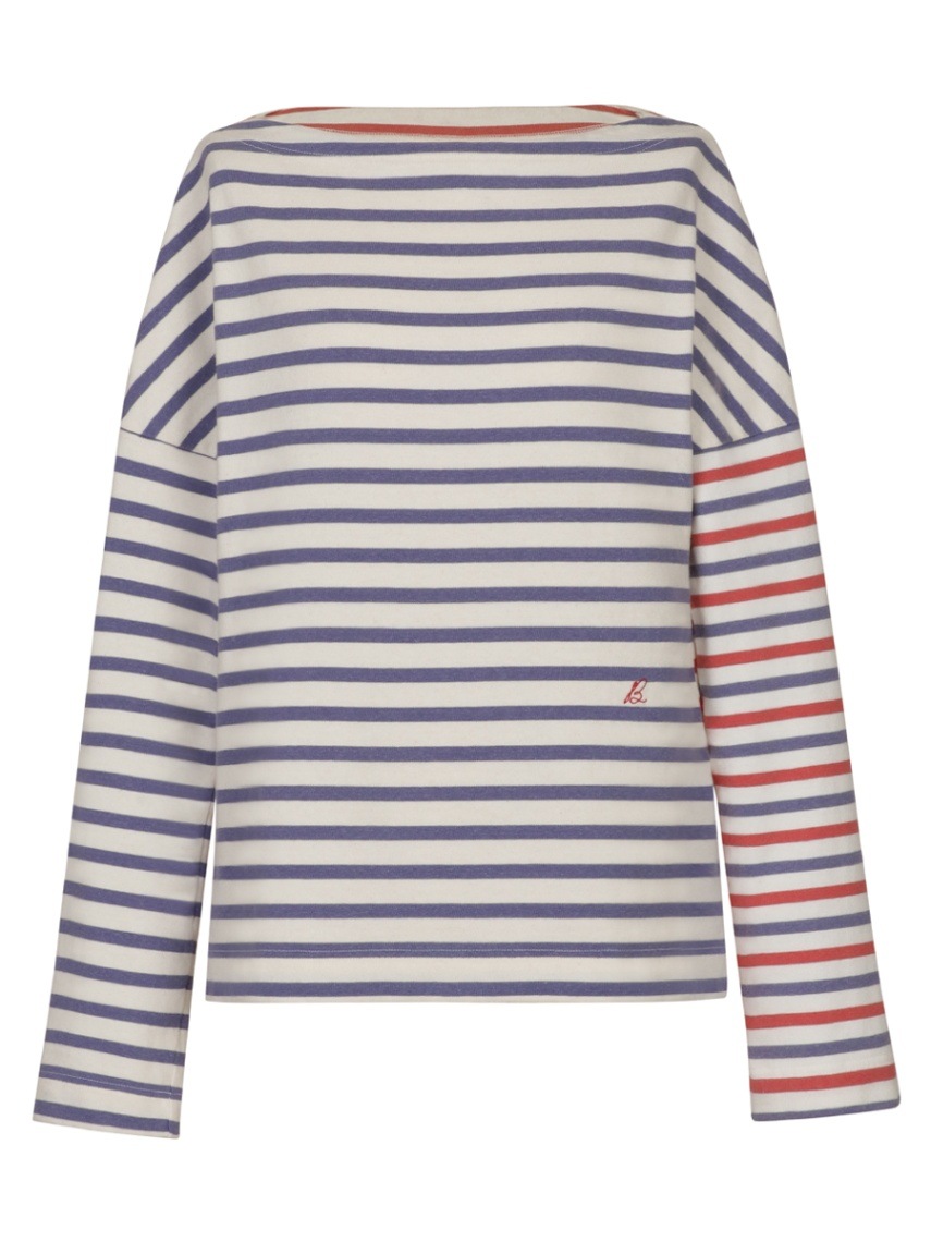 BORDER BOAT NECK PO（OZW) | CUT&SEWN | MADISONBLUE