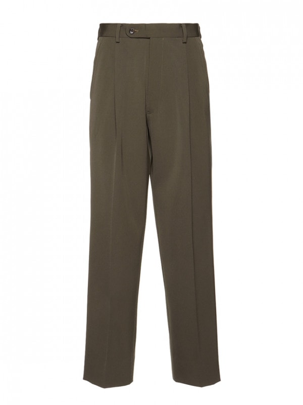 ONE TUCK SLACKS W/GABARDINE MNS