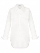 マディソンブルー　MADAME WASHED OUT SHIRT　ブラック　02 MADISONBLUE(マディソンブルー)｜MADAME SHIRT WASHED OUT MADAME